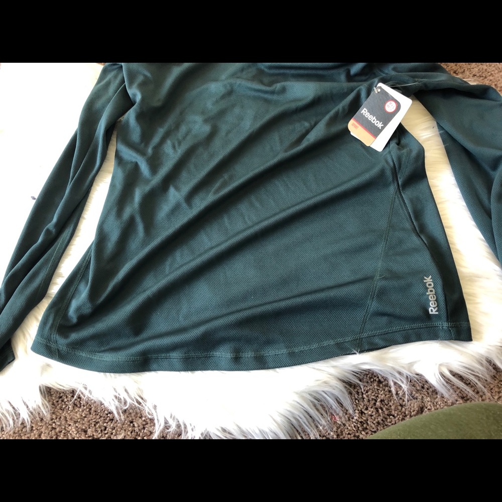 Grey Reebok Workout Pullover - Picture 3 of 3
